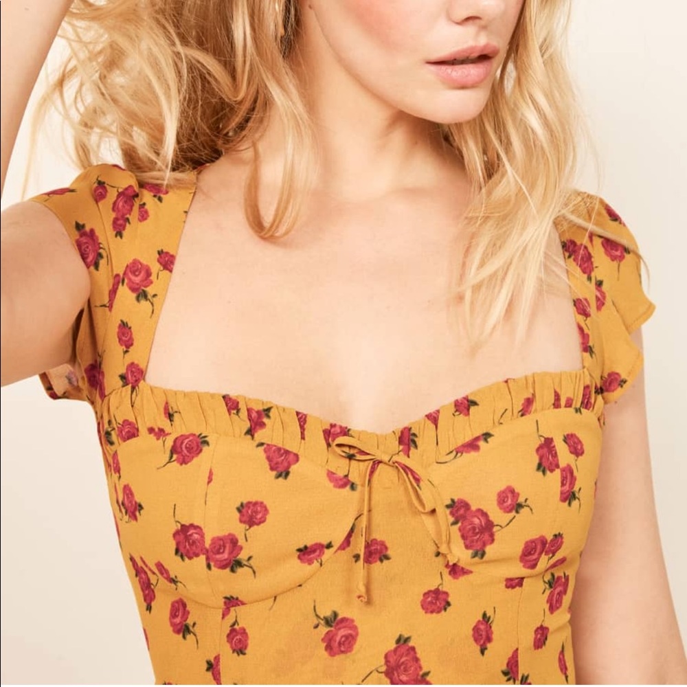 reformation - maren top - amelia